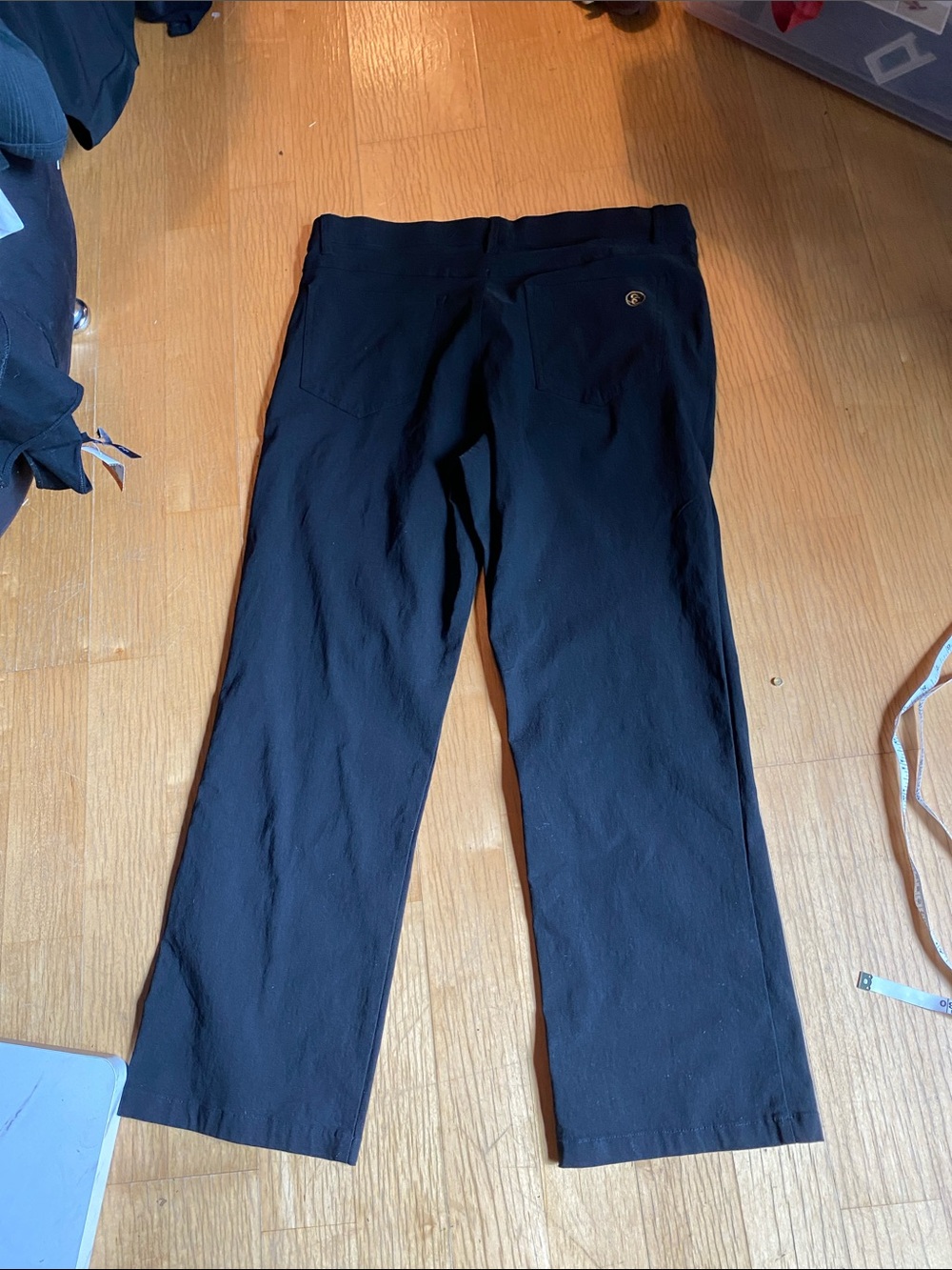 Simon Chang Black Tailored Pants - Picture 4 of 4